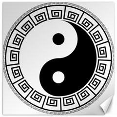 Yin Yang Eastern Asian Philosophy Canvas 20  X 20  by Pakrebo