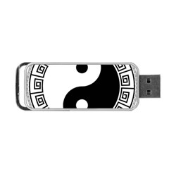 Yin Yang Eastern Asian Philosophy Portable Usb Flash (two Sides) by Pakrebo