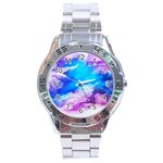 Download (1) Stainless Steel Analogue Watch Front