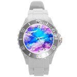 Download (1) Round Plastic Sport Watch (L) Front