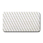 No Step On Snek Pattern White background Meme Medium Bar Mat 16 x8.5  Bar Mat