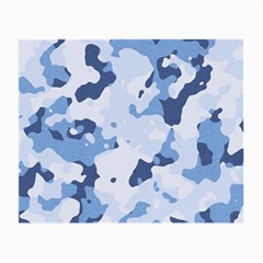 Standard Light Blue Camouflage Army Military Small Glasses Cloth by snek