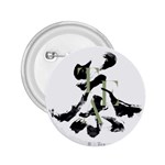 Tea Calligraphy 2.25  Buttons Front