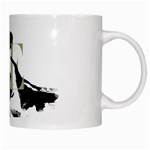 Tea Calligraphy White Mugs Right