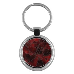 Mosaic Glass Glass Mosaic Colorful Key Chains (round)  by Pakrebo