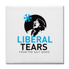 Liberal Tears Funny Screeching Democrat Screaming Tile Coasters by snek