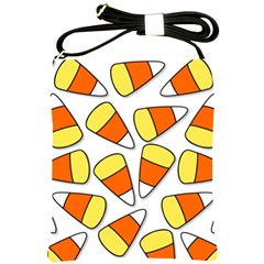 Candy Corn Halloween Candy Candies Shoulder Sling Bag by Pakrebo