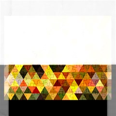 Abstract Geometric Triangles Shapes Rectangular Jigsaw Puzzl by Mariart