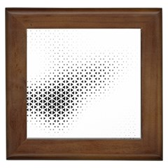 Geometric Abstraction Pattern Framed Tiles by Mariart