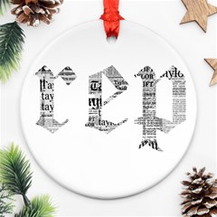 Taylor Swift Ornament (round) by taylorswift