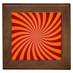 Spiral Swirl Background Vortex Framed Tiles by Mariart