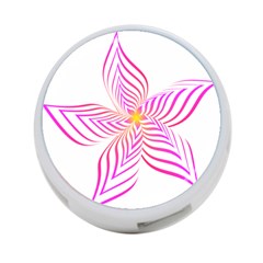 Petal Flower 4-port Usb Hub (two Sides) by Mariart