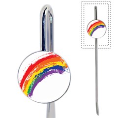 Watercolor Painting Rainbow Book Mark by Mariart