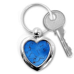 Pattern Background Abstract Key Chains (heart)  by Pakrebo