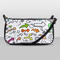 Desktop Pattern Art Graphic Design Shoulder Clutch Bag by Pakrebo