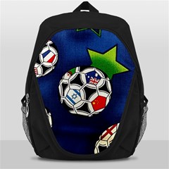 Textile Football Soccer Fabric Backpack Bag by Pakrebo