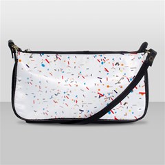 Ribbon Polka Shoulder Clutch Bag by Mariart