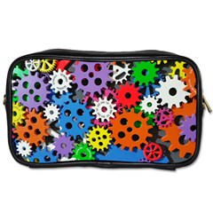 The Gears Are Turning Toiletries Bag (one Side) by WensdaiAmbrose