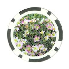 Mosaic Structure Pattern Background Poker Chip Card Guard by Pakrebo