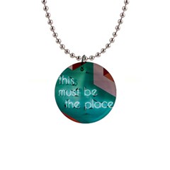 This Must Be The Place    1  Button Necklace by WensdaiAmbrose