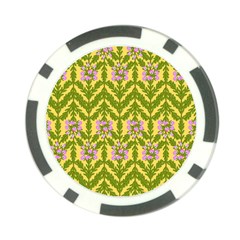 Texture Heather Nature Poker Chip Card Guard by Pakrebo