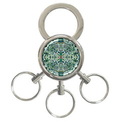 Pattern Design Pattern Geometry 3-ring Key Chains by Pakrebo