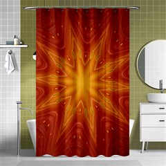 Fractal Wallpaper Colorful Abstract Shower Curtain 48  X 72  (small)  by Mariart