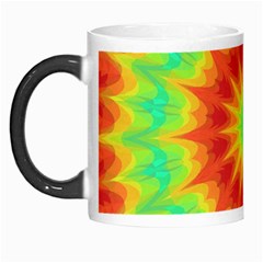 Kaleidoscope Background Mandala Red Green Morph Mugs by Mariart