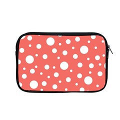 Polka Dot On Living Coral Apple Macbook Pro 13  Zipper Case by LoolyElzayat