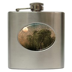 Willow At Sunset Hip Flask (6 Oz) by LoolyElzayat