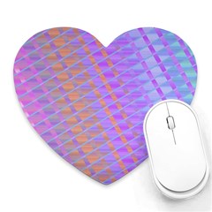 Diagonal Line Design Art Heart Mousepads by LoolyElzayat