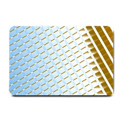 Diagonal Seamless Line Design Small Doormat  by LoolyElzayat