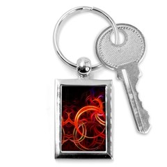 Background Fractal Abstract Key Chains (rectangle)  by Pakrebo