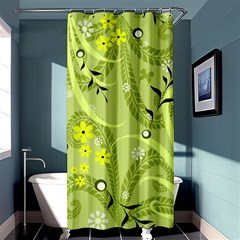 Seamless Pattern Green Garden Shower Curtain 36  X 72  (stall)  by Pakrebo