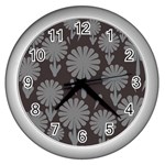 Zappwaits Wall Clock (Silver) Front