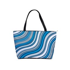 Blue Wave Surges On Classic Shoulder Handbag by WensdaiAmbrose