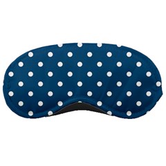 Turquoise Polka Dot Sleeping Masks by retrotoomoderndesigns