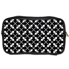 Black And White Fantasy Toiletries Bag (two Sides) by retrotoomoderndesigns