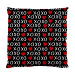 XO Valentines day pattern Standard Cushion Case (Two Sides) Front