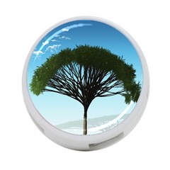 Tree And Blue Sky 4-port Usb Hub (one Side) by LoolyElzayat