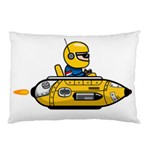 Cartoon Space Racer Galaxy Science Pillow Case 26.62 x18.9  Pillow Case