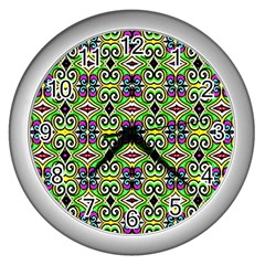 Ml 96 1 Wall Clock (silver) by ArtworkByPatrick