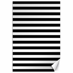 Black Stripes Canvas 20  X 30  by snowwhitegirl