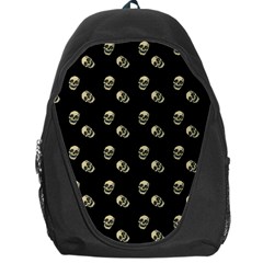 Skull Black Pattern Backpack Bag by snowwhitegirl