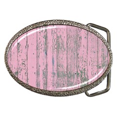 Old Pink Wood Wall Belt Buckles by snowwhitegirl