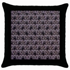 Gothic Church Pattern Throw Pillow Case (black) by snowwhitegirl