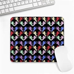 Colorful Cherubs Black Large Mousepads by snowwhitegirl