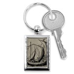 Vintage Ship Key Chains (Rectangle)  Front
