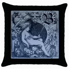 Victorian Angel With Shining Light Throw Pillow Case (black) by snowwhitegirl