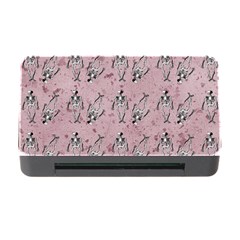 Skeleton Pink Background Memory Card Reader With Cf by snowwhitegirl